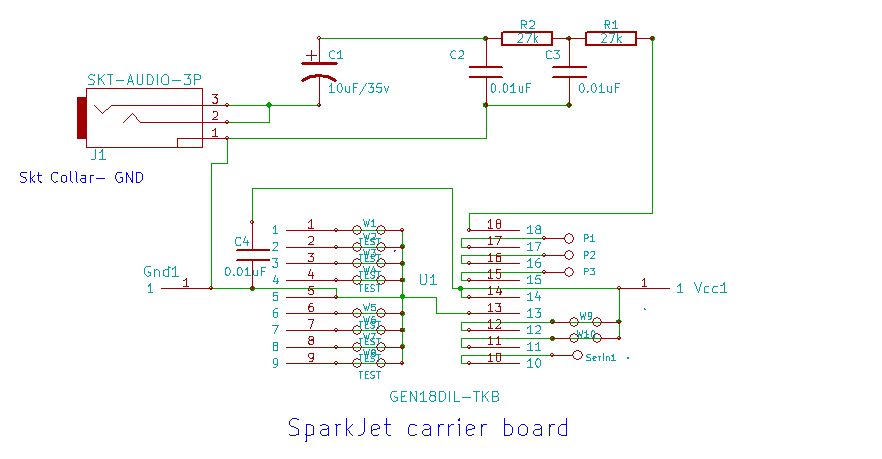 Speakjet carrier schematic