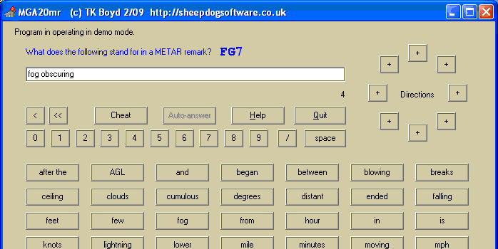 MGA20 screenshot