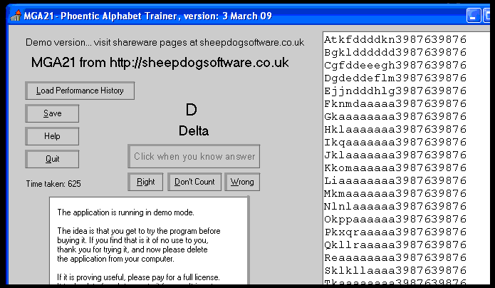 MGA21 screenshot
